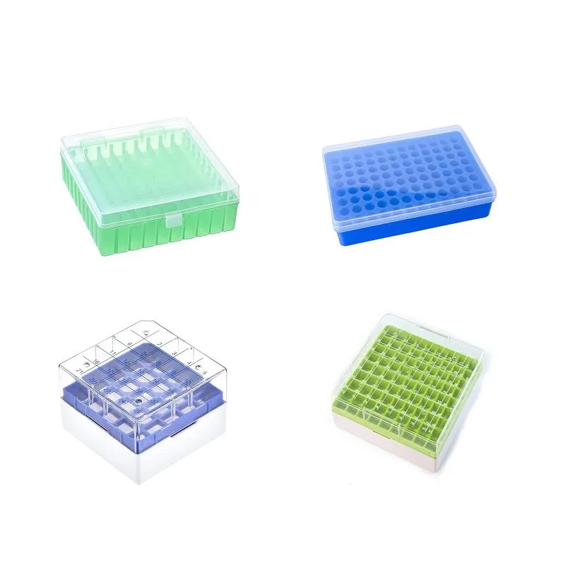 Cryotube Box Cryobox صندوق تخزين 100Well 25Well Cryobox كرتون